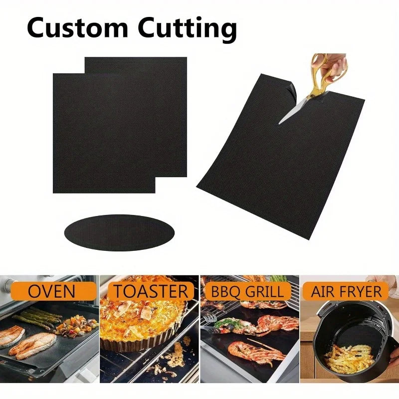 Heavy Duty Non-Stick Oven Liners Mat – 2‑Pack (16″×13″) BPA & PFOA Free