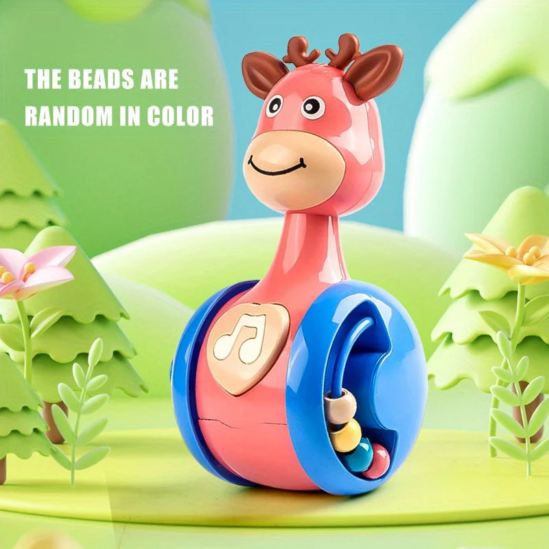 Roly Poly Tumbler Toy for Babies 6-12 Months – Wobbler Climbing & Sensory Learning Toy