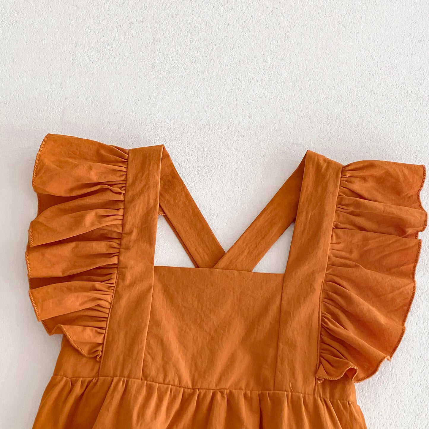 Baby Girl Romper – Solid Cotton Sleeveless Jumpsuit for Summer (0–24 Months)