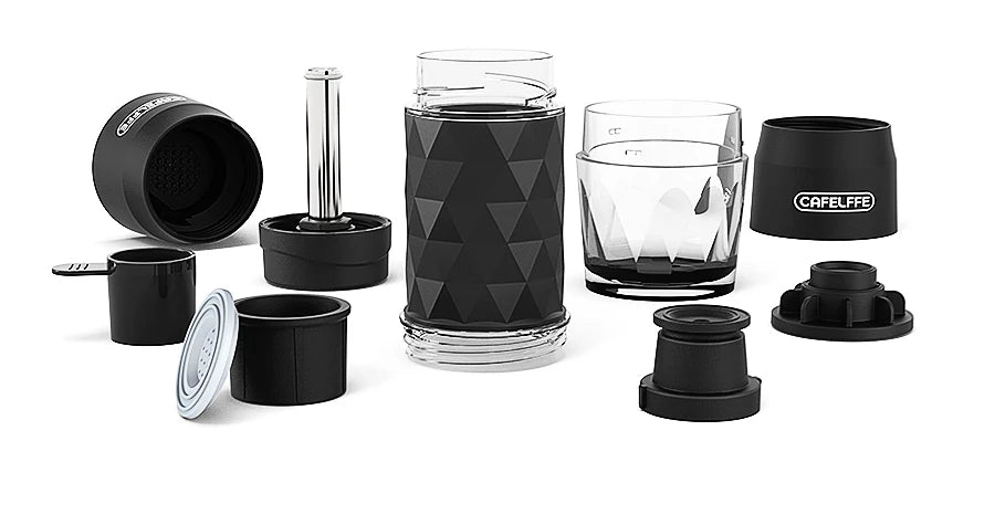 Portable Hand-Press Espresso Maker | Enjoy Hot & Cold Brew on the Move.