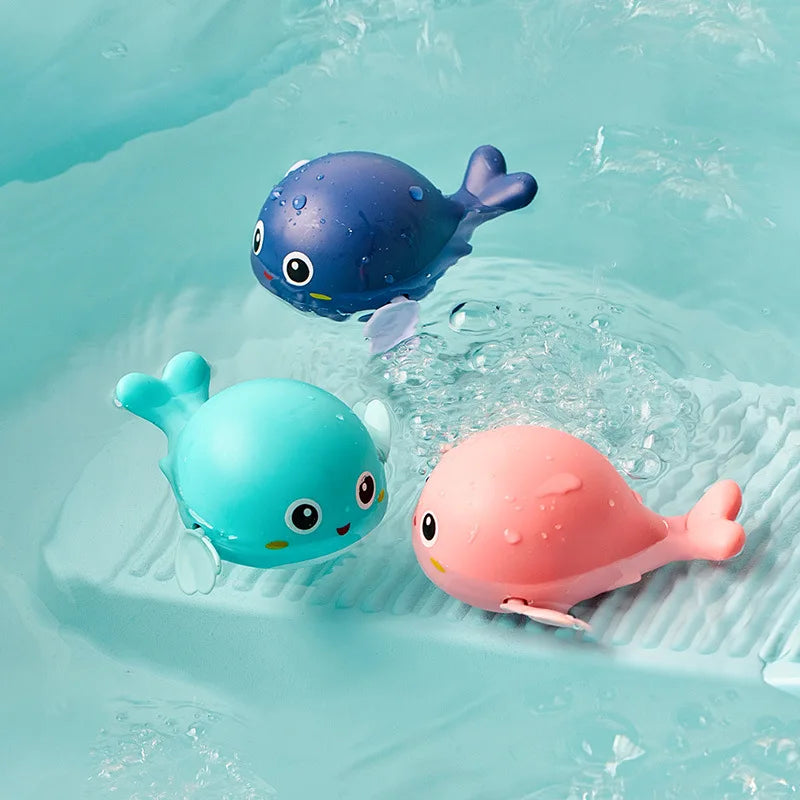 Baby Bath Wind-Up Swimming Toys – Clockwork Animal Water Play for Toddlers & Kids