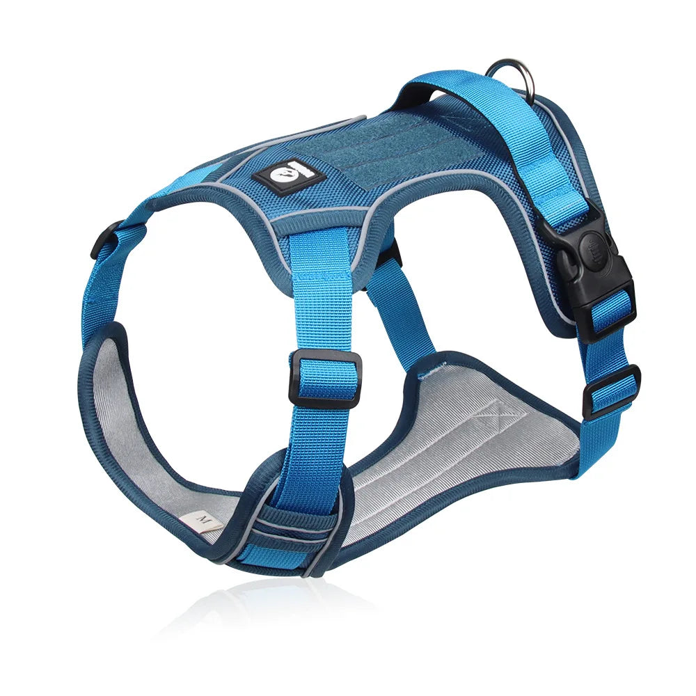 Ultimate Tactical Dog Harness – Waterproof, Reflective & Heavy-Duty for Large Dogs