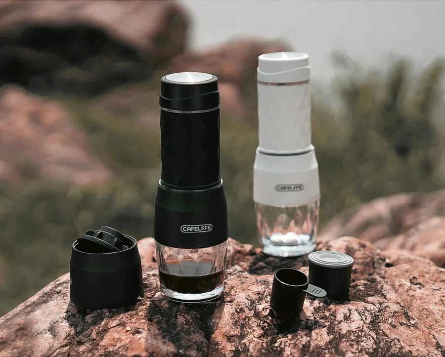 Portable Hand-Press Espresso Maker | Enjoy Hot & Cold Brew on the Move.