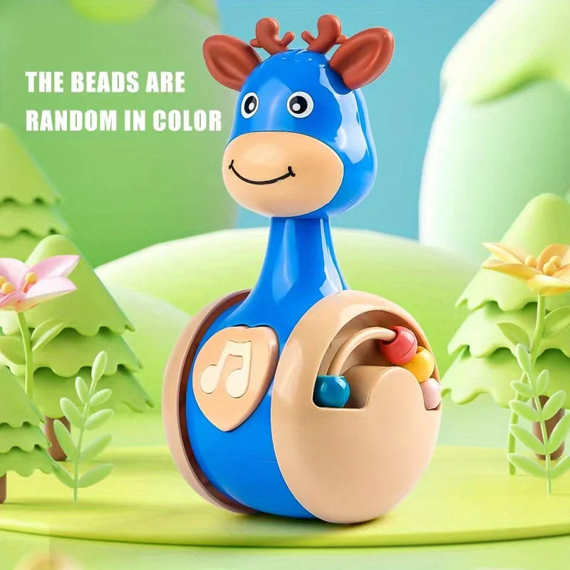 Roly Poly Tumbler Toy for Babies 6-12 Months – Wobbler Climbing & Sensory Learning Toy