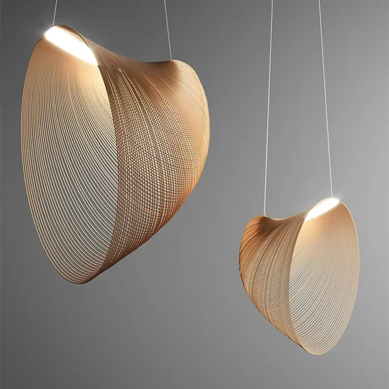 MODERN WOOD LED PENDANT LAMP Style and Sanctuary