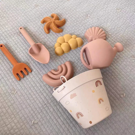 Baby Beach & Bath Toy Set – Cute Animal Swim Toys with Sand Molds for Toddlers & Kids | Summer Water Play & Sandbox Tools
