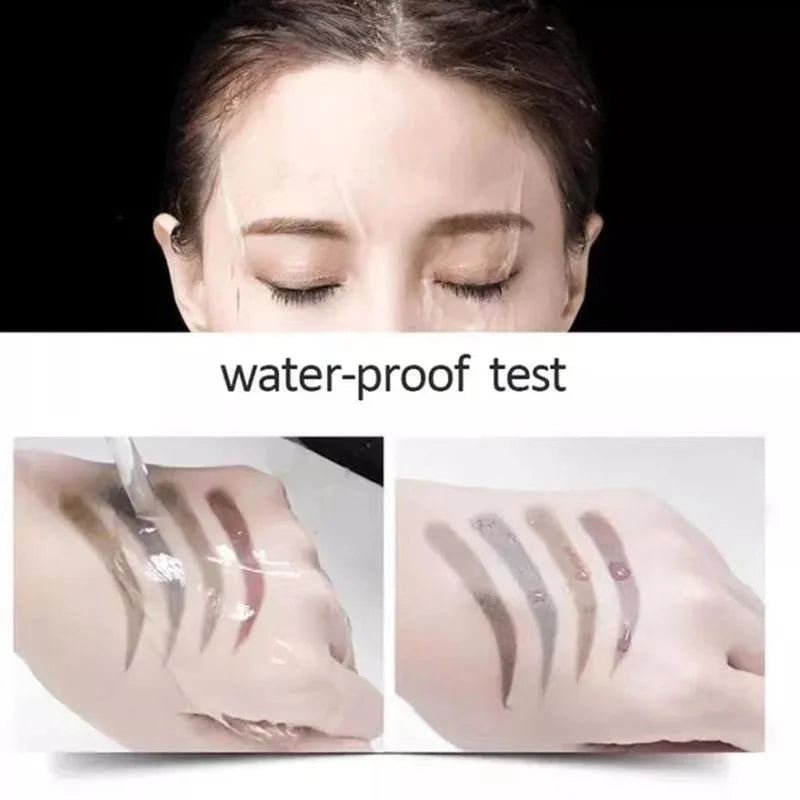 2-in-1 Waterproof Eyebrow Pencil & Brush – Long-Lasting, Smudge-Proof, & Natural Finish