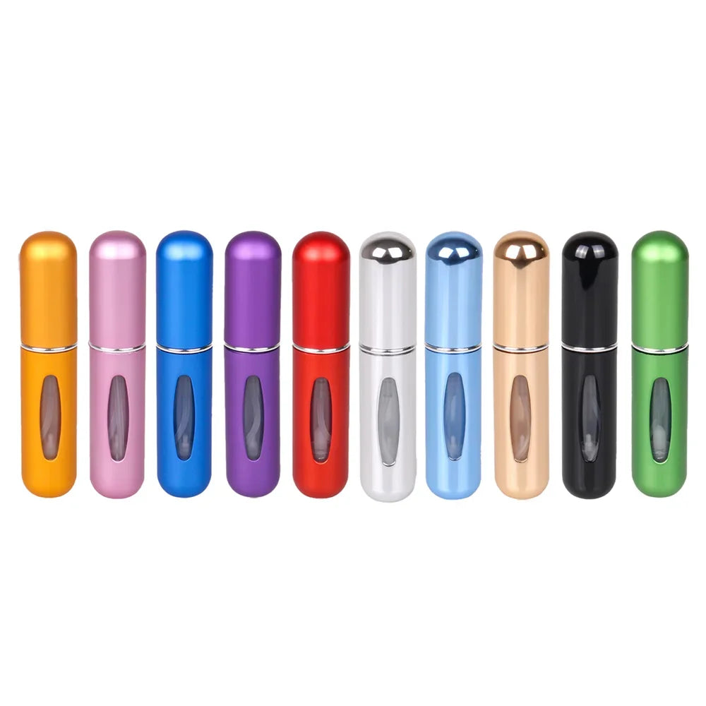 5ml Refillable Perfume Atomizer – Portable Travel Spray Bottle for Fragrance & Liquids