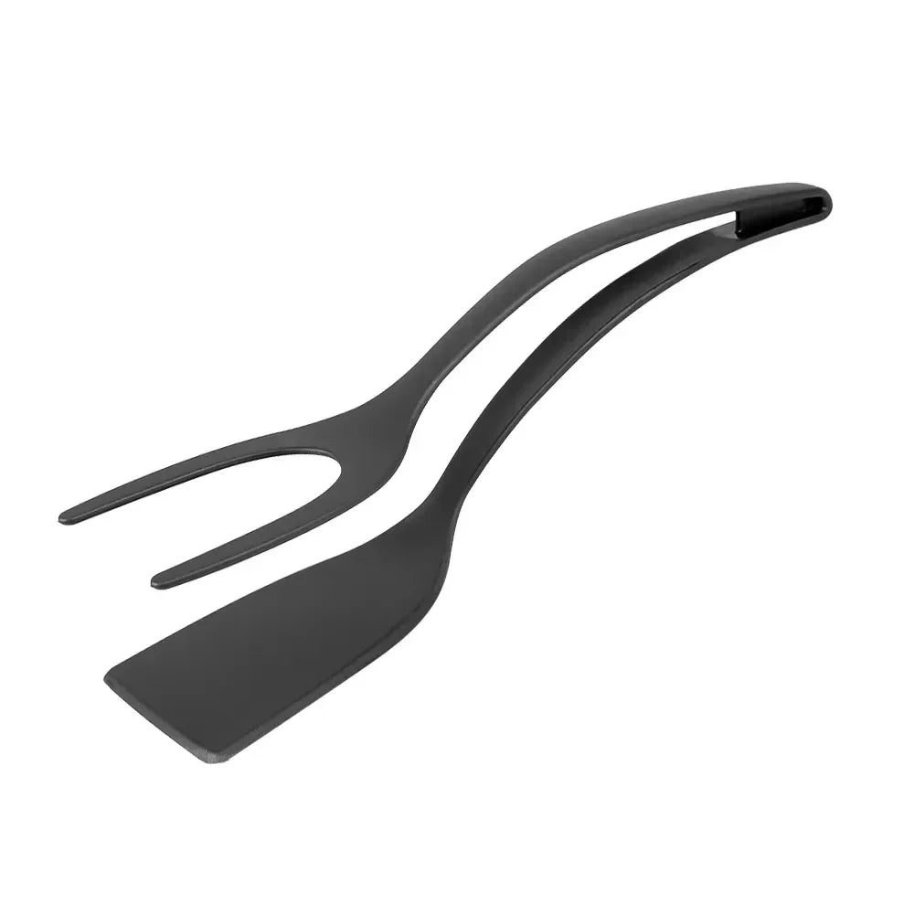 2-in-1 Spatula Tongs – Flip Tongs for Eggs, Pancakes, Steak & Kitchen Cooking