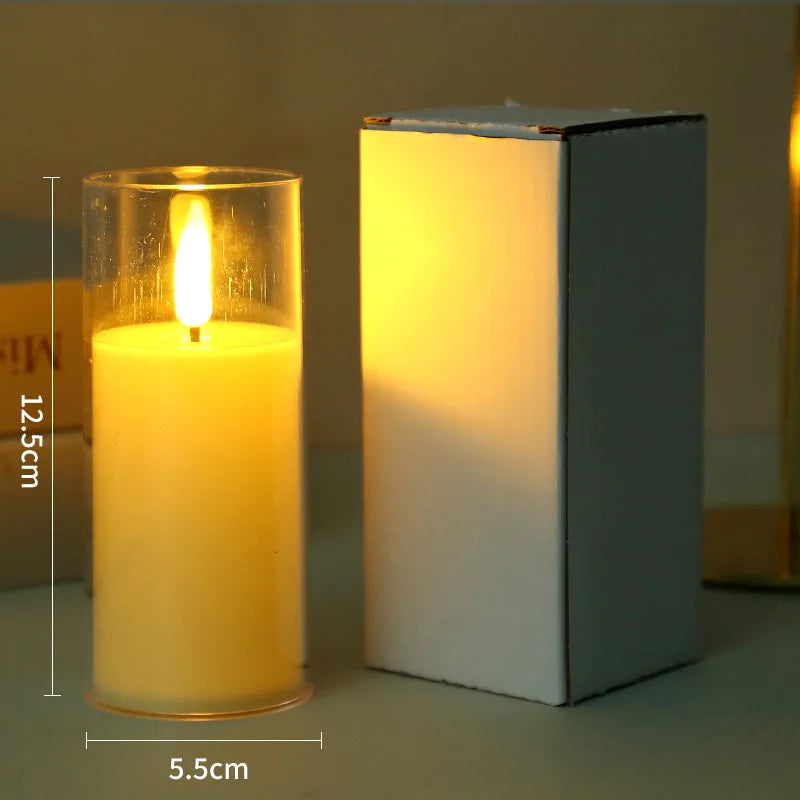 LED Flameless Flickering Tealight Candles (Set of 1/3/9)