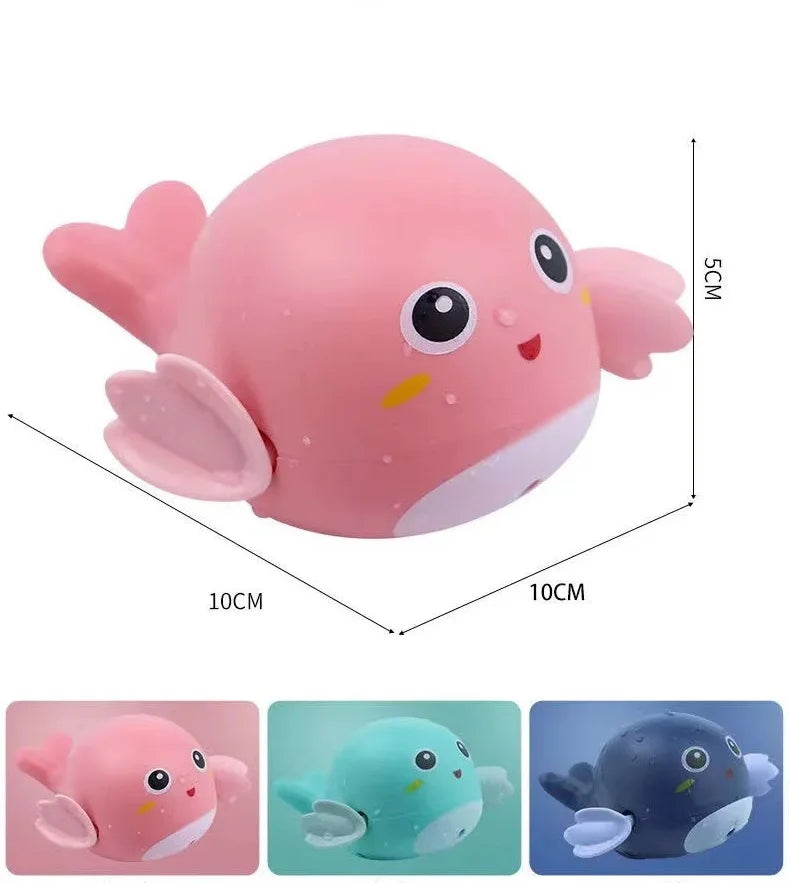 Baby Bath Wind-Up Swimming Toys – Clockwork Animal Water Play for Toddlers & Kids