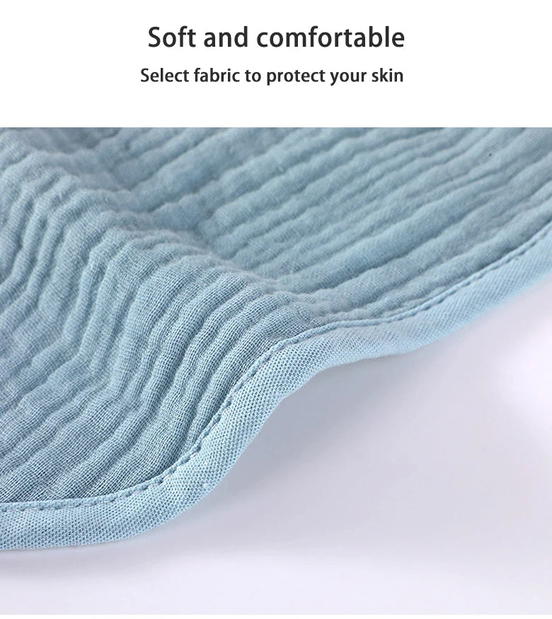 Baby Drool Bib – Soft Cotton Feeding Bib for Newborns & Toddlers (Unisex, Solid Color)