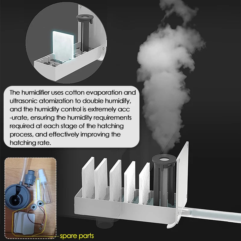 Dreamburgh 24-Egg Fully Automatic Digital Incubator with Auto Turner & Humidity Control