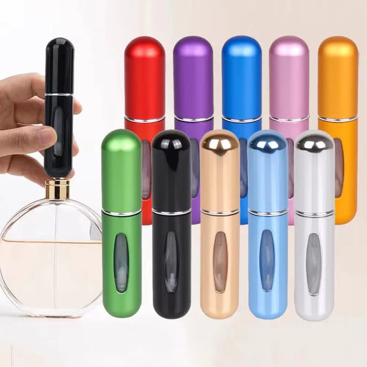5ml Refillable Perfume Atomizer – Portable Travel Spray Bottle for Fragrance & Liquids