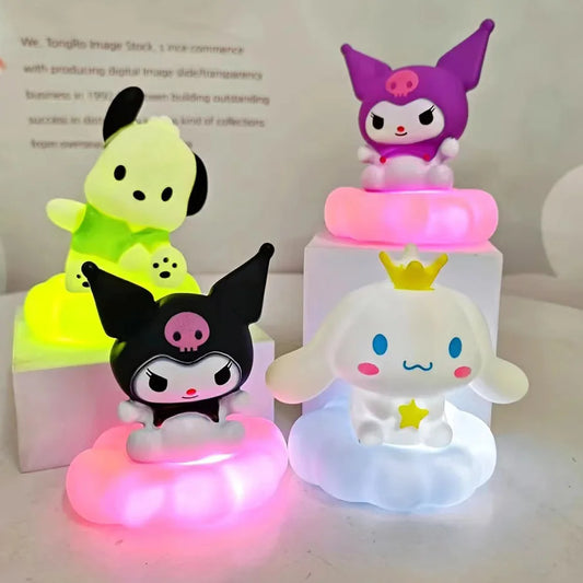 Sanrio Kawaii Night Light – Cinnamoroll & Kuromi LED Cloud Lamp for Kids