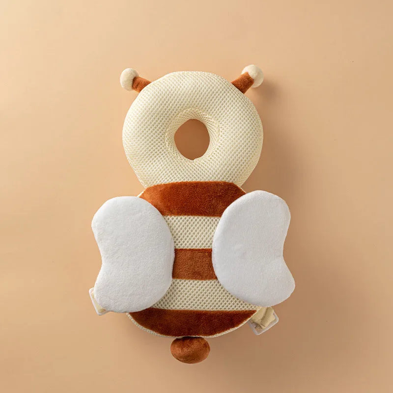 Baby Head Protector Pillow – Soft Backpack Cushion for Toddlers (1–3 Years, Cartoon Design)