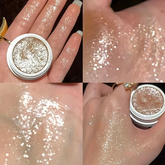 GlowWhip™ Shimmer Gel Highlighter – Face & Body Glitter Shine
