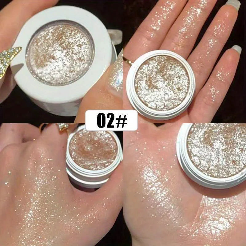 GlowWhip™ Shimmer Gel Highlighter – Face & Body Glitter Shine