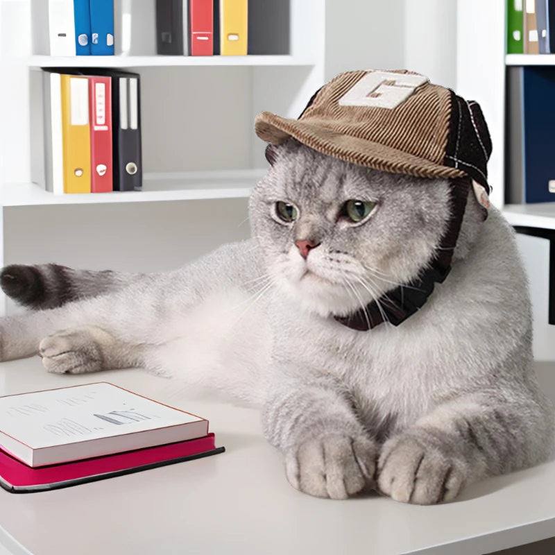 Adjustable Dog Baseball Cap – Pet Sun Hat with Ear Holes for Small, Medium & Large Dogs and Cats
