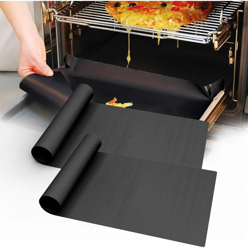 Heavy Duty Non-Stick Oven Liners Mat – 2‑Pack (16″×13″) BPA & PFOA Free