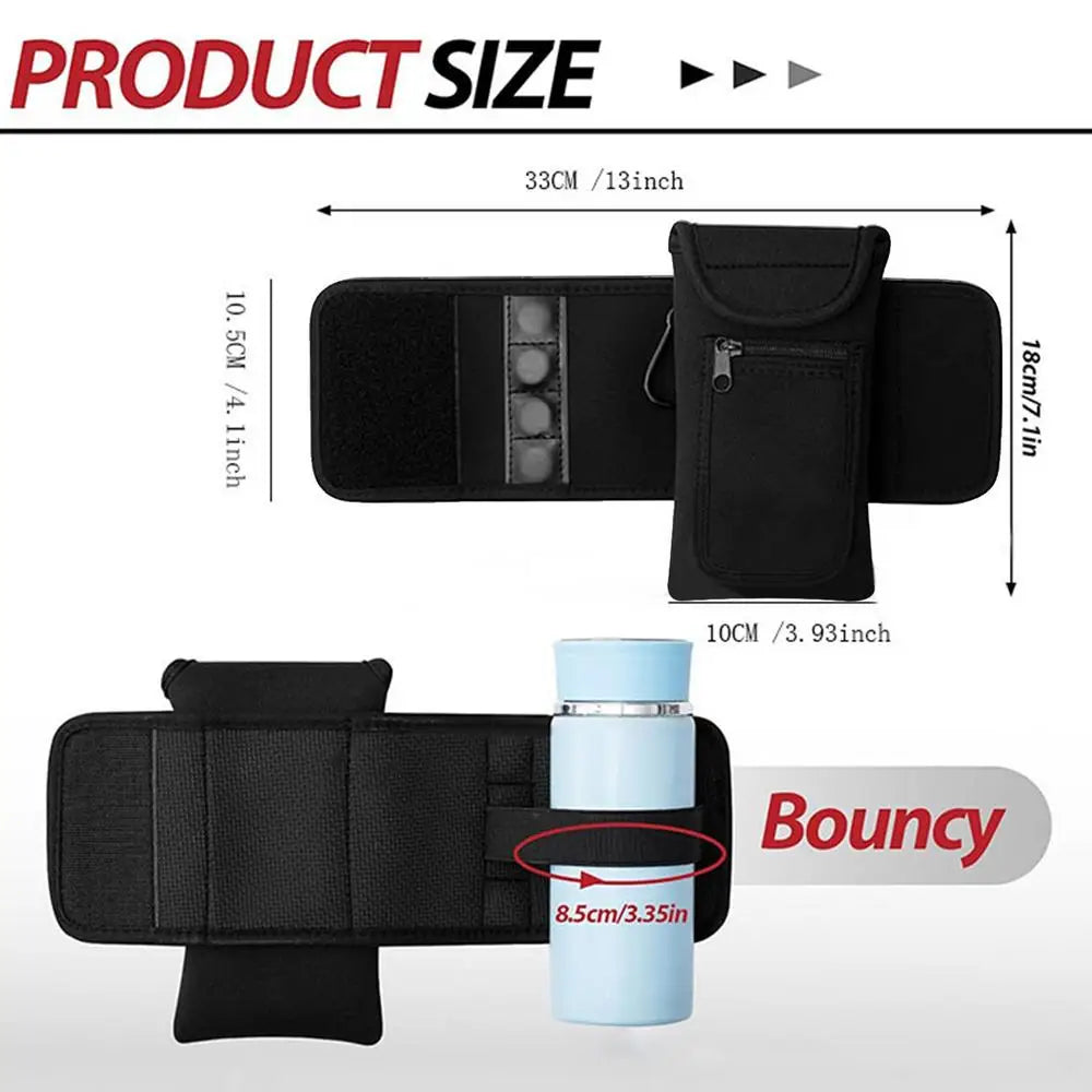 Magnetic Portable Gym Crossbody Water Bottle Carrier