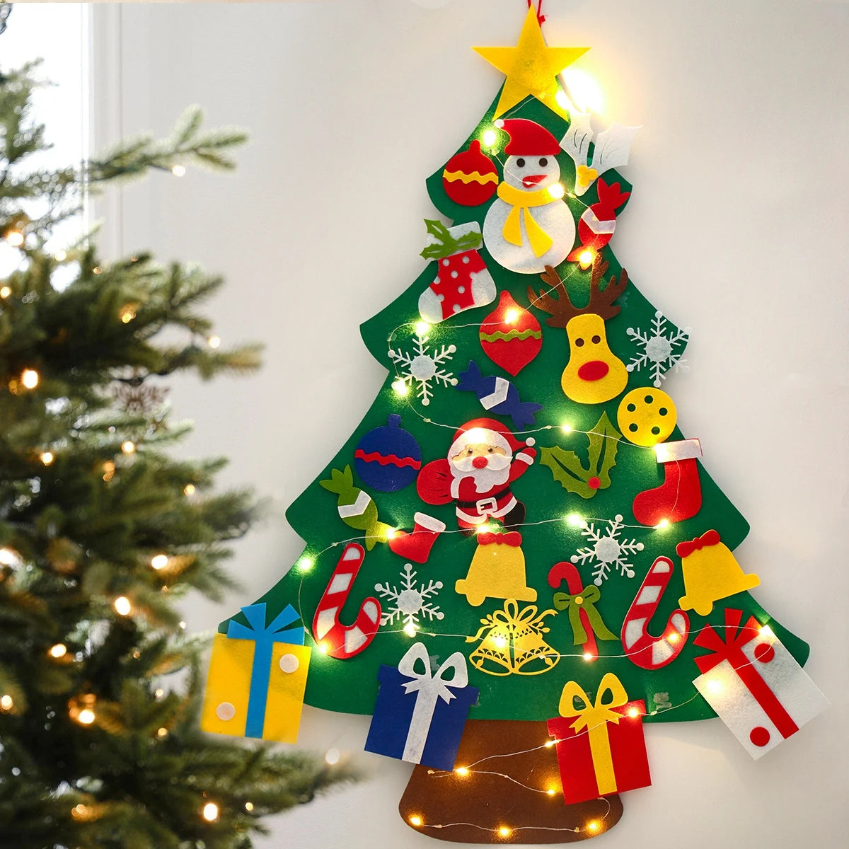 Felt Christmas Tree for Kids – DIY Wall Decoration with Ornaments 2026