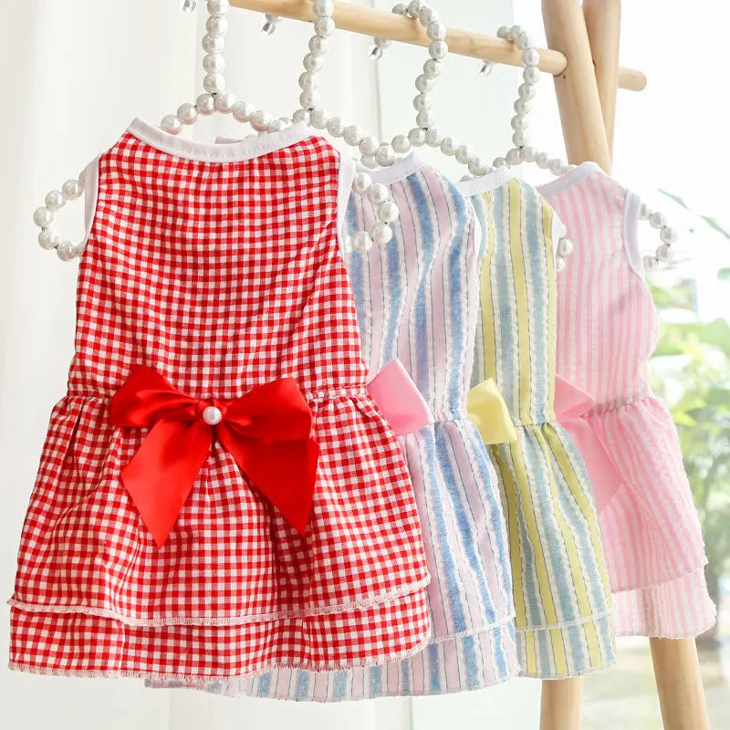 Cute Summer Dog Dress – Lightweight Flower Princess Skirt for Small Dogs & Cats