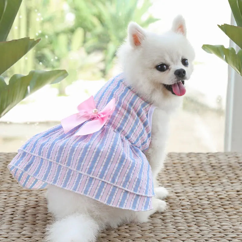 Cute Summer Dog Dress – Lightweight Flower Princess Skirt for Small Dogs & Cats