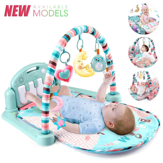 Baby Play Gym with Piano – Musical Activity Mat for Newborns & Toddlers (0–36 Months)