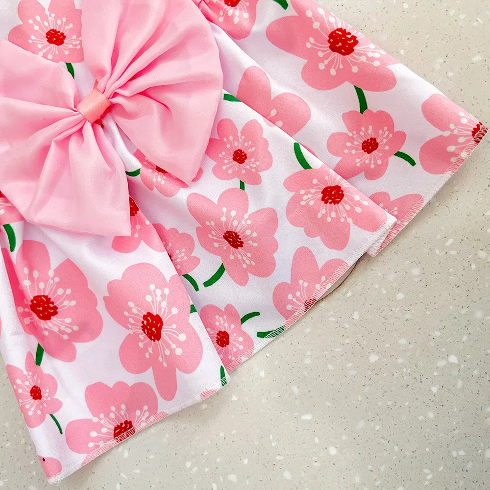 Cute Summer Dog Dress – Lightweight Flower Princess Skirt for Small Dogs & Cats