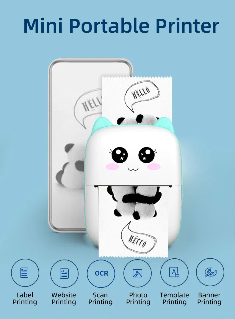 QuickPrint Mini – Pocket-Sized Thermal Printer for Android & iOS