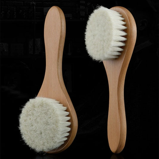 Baby Hair Brush – Natural Soft Bristle Cradle Cap Brush with Wooden Handle