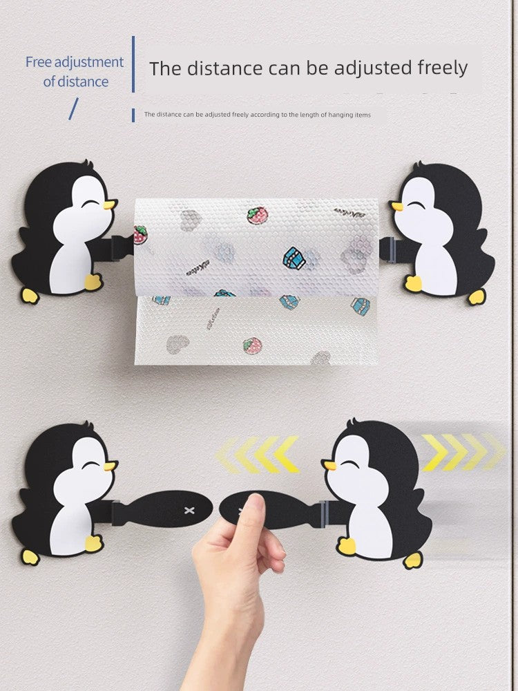 Penguin Magnetic Holder Set – Adorable & Handy Kitchen Storage
