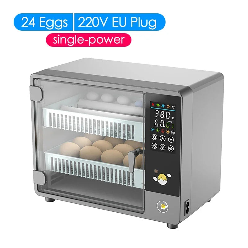 Dreamburgh 24-Egg Fully Automatic Digital Incubator with Auto Turner & Humidity Control