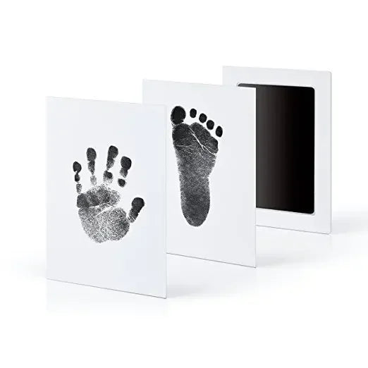 Baby Handprint & Footprint Ink Pad Kit – Non-Toxic Newborn Keepsake for Baby Gifts & Souvenirs