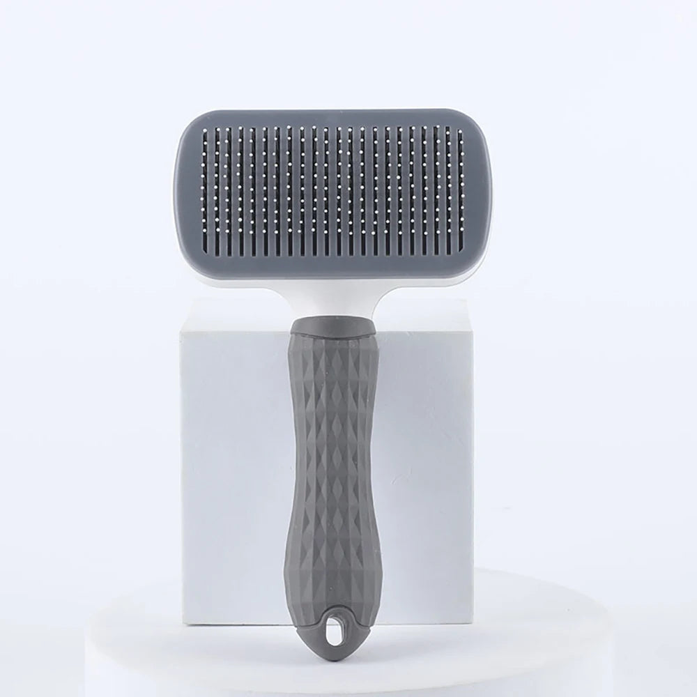 Self-Cleaning Pet Grooming Brush – Slicker Deshedding Comb for Dogs & Cats (Removes Hair, Knots & Dander)