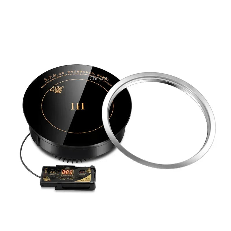 Portable Electric Induction Cooktop – 800W Mini Hot Pot & Tea Boiler Stove, Waterproof Burner