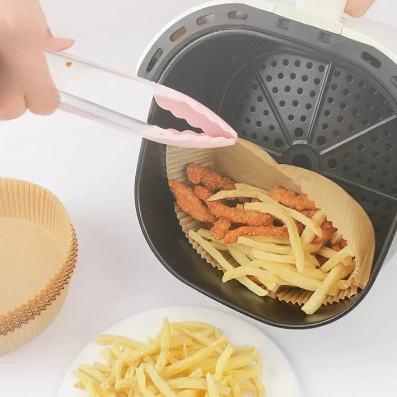 Disposable Air Fryer Paper Liners – Non-Stick, Oil-Absorbing Baking Sheets