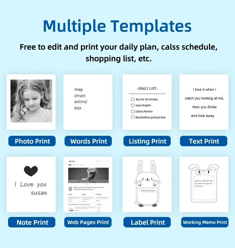 QuickPrint Mini – Pocket-Sized Thermal Printer for Android & iOS