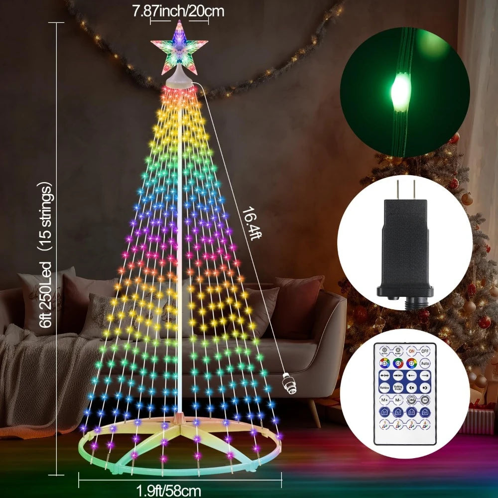 CHRISTMAS CONE TREE LIGHT Style and Sanctuary