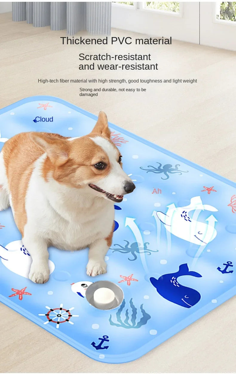 Dog Cooling Mat – Extra Large Summer Cold Gel Pad for Small & Big Dogs and Cats