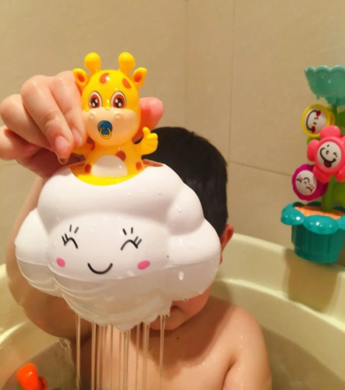 Baby Bath Shower Toy – Cute Cloud Water Sprayer for Kids' Bathtime Fun