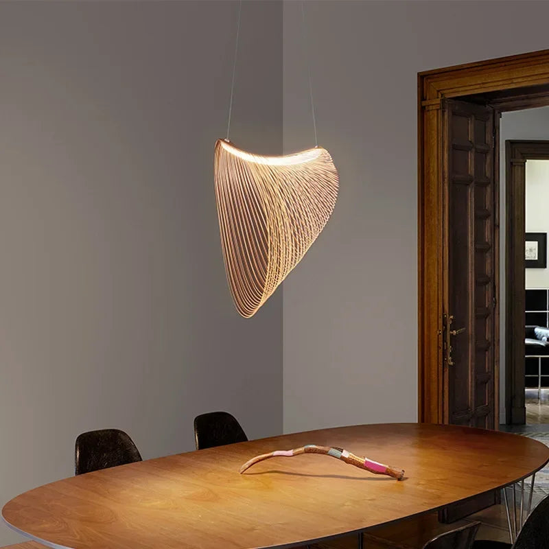 MODERN WOOD LED PENDANT LAMP Style and Sanctuary