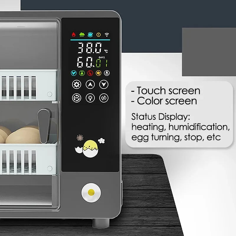 Dreamburgh 24-Egg Fully Automatic Digital Incubator with Auto Turner & Humidity Control