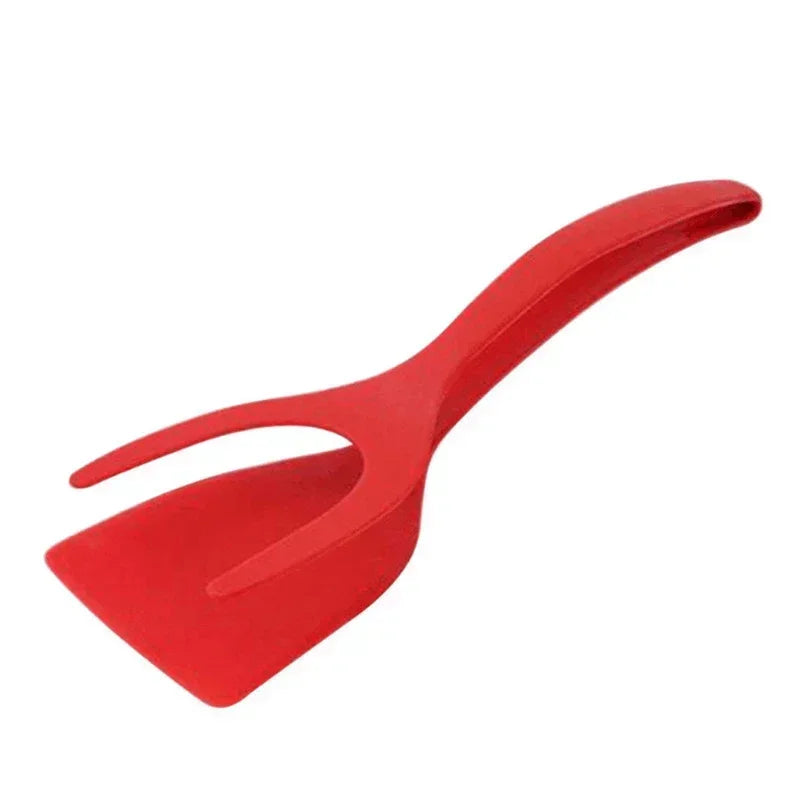 2-in-1 Spatula Tongs – Flip Tongs for Eggs, Pancakes, Steak & Kitchen Cooking