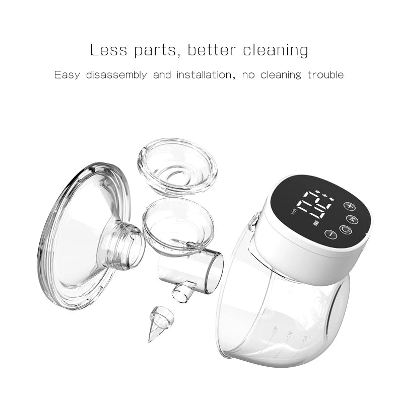Wearable Electric Breast Pump – Hands-Free, Fully Automatic Milk Extractor for Breastfeeding Moms | Quiet & Portable Nursing Solution