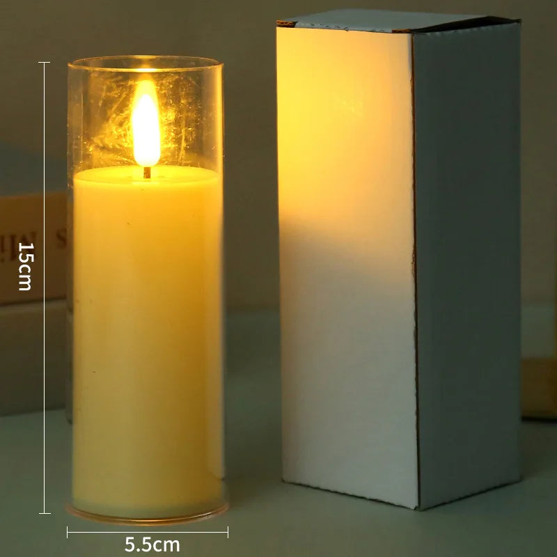 LED Flameless Flickering Tealight Candles (Set of 1/3/9)