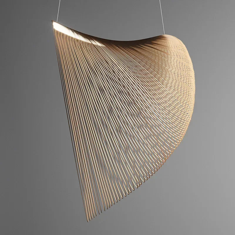 MODERN WOOD LED PENDANT LAMP Style and Sanctuary