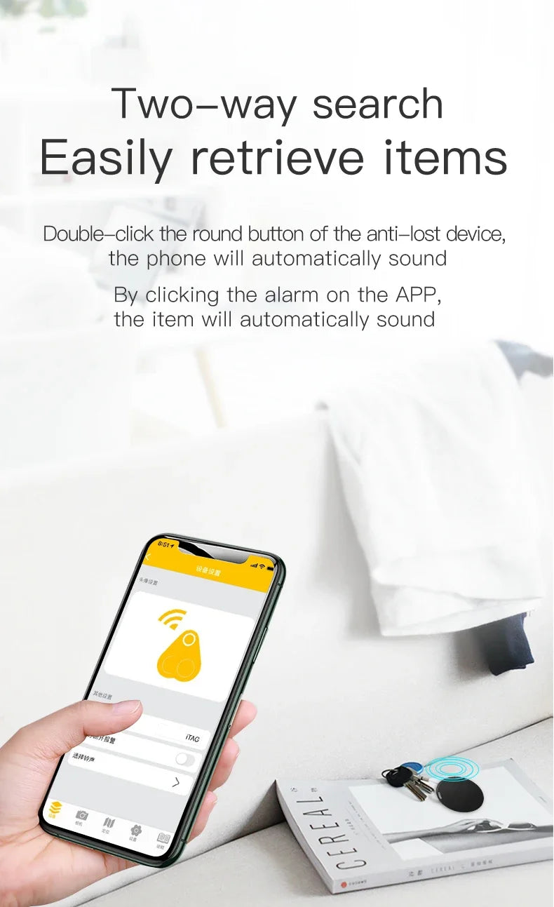 3PCS Mini GPS Tracker Set – Smart Key Finder & Anti-Lost Bluetooth Locator for Car, Kids, Pets & Valuables