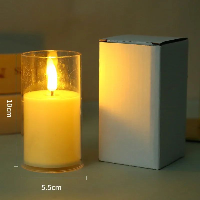 LED Flameless Flickering Tealight Candles (Set of 1/3/9)
